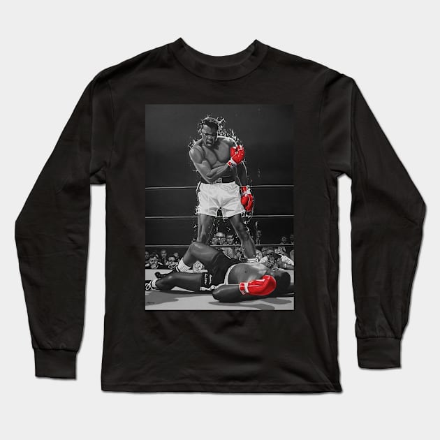 Muhammad Ali Long Sleeve T-Shirt by MrBones